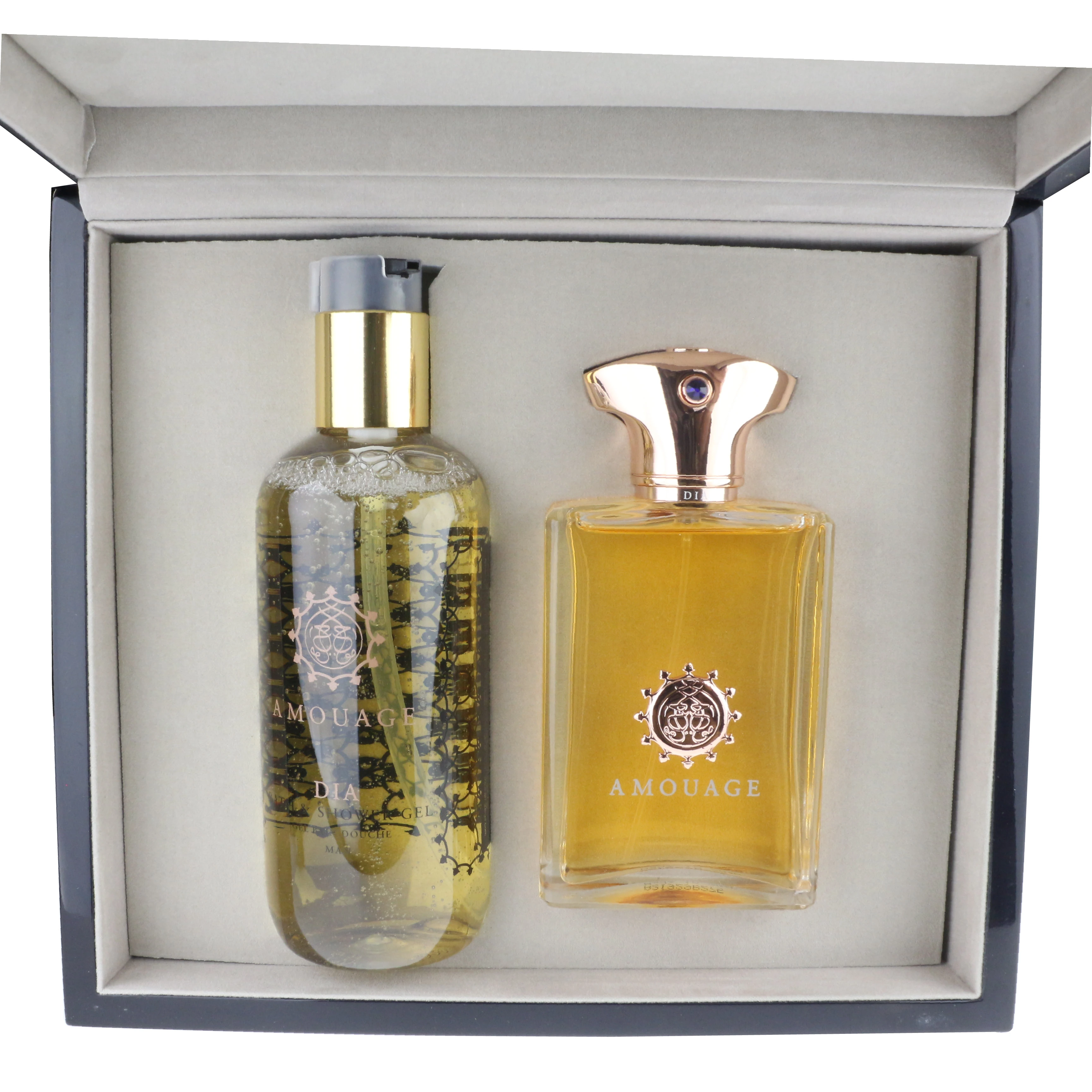 Amouage Gold pour Homme Zestaw upominkowy, woda perfumowana 100ml + Żel pod prysznic 300ml