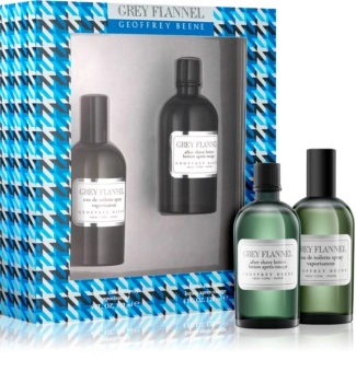 Geoffrey Beene Grey Flannel Zestaw upominkowy, woda toaletowa 120ml + woda po goleniu 120ml