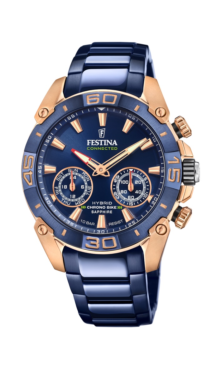 Festina F20549/1 Bike Chronograph special edition Set Mens Watch 45mm 10ATM - Second hand