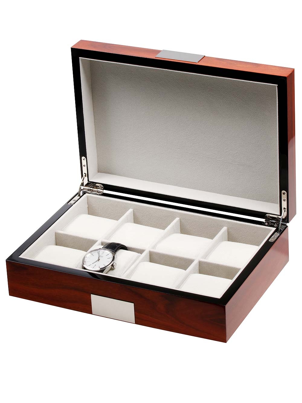 Rothenschild Watch Box RS-2022-8RO for 8 Watches Rosewood