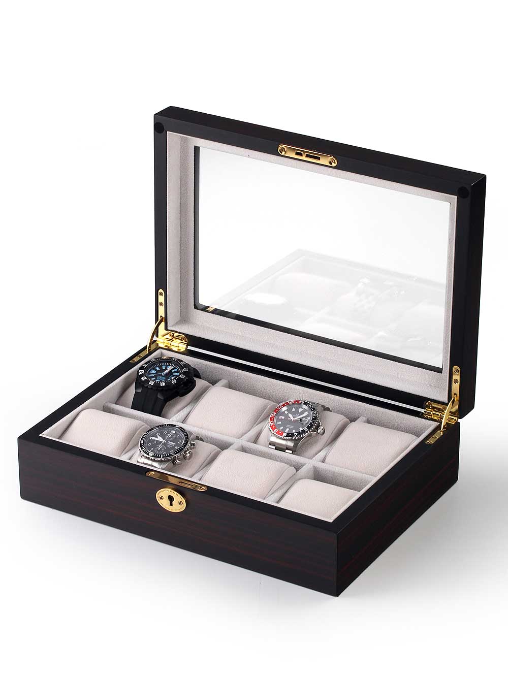 Rothenschild Watch Box RS-2105-8E for 8 Watches Ebony