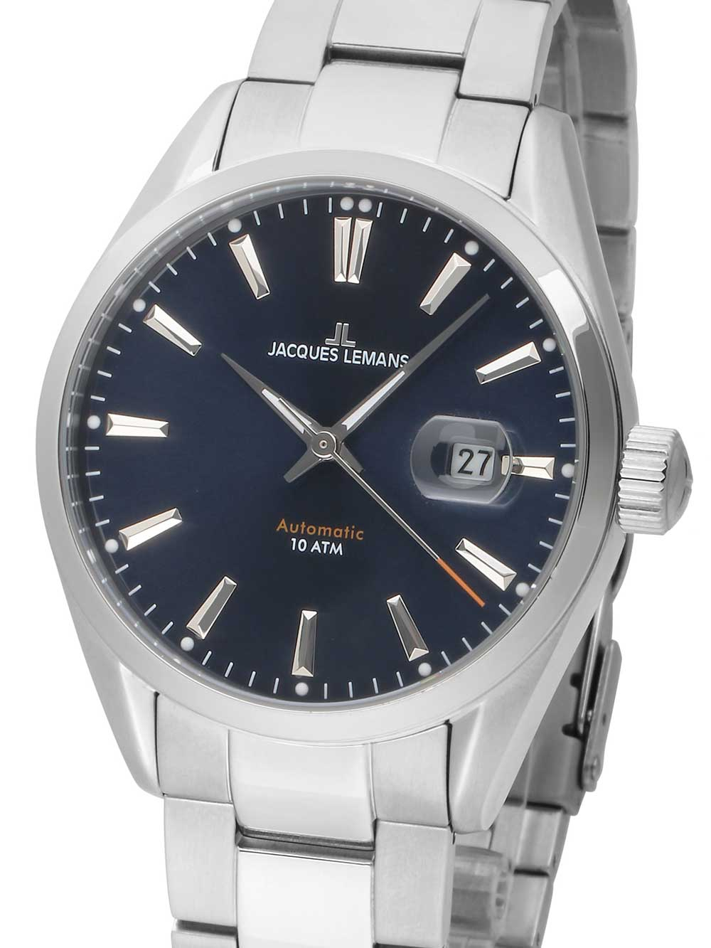 Jacques Lemans 1-1846E Derby Men's 43mm 10 ATM