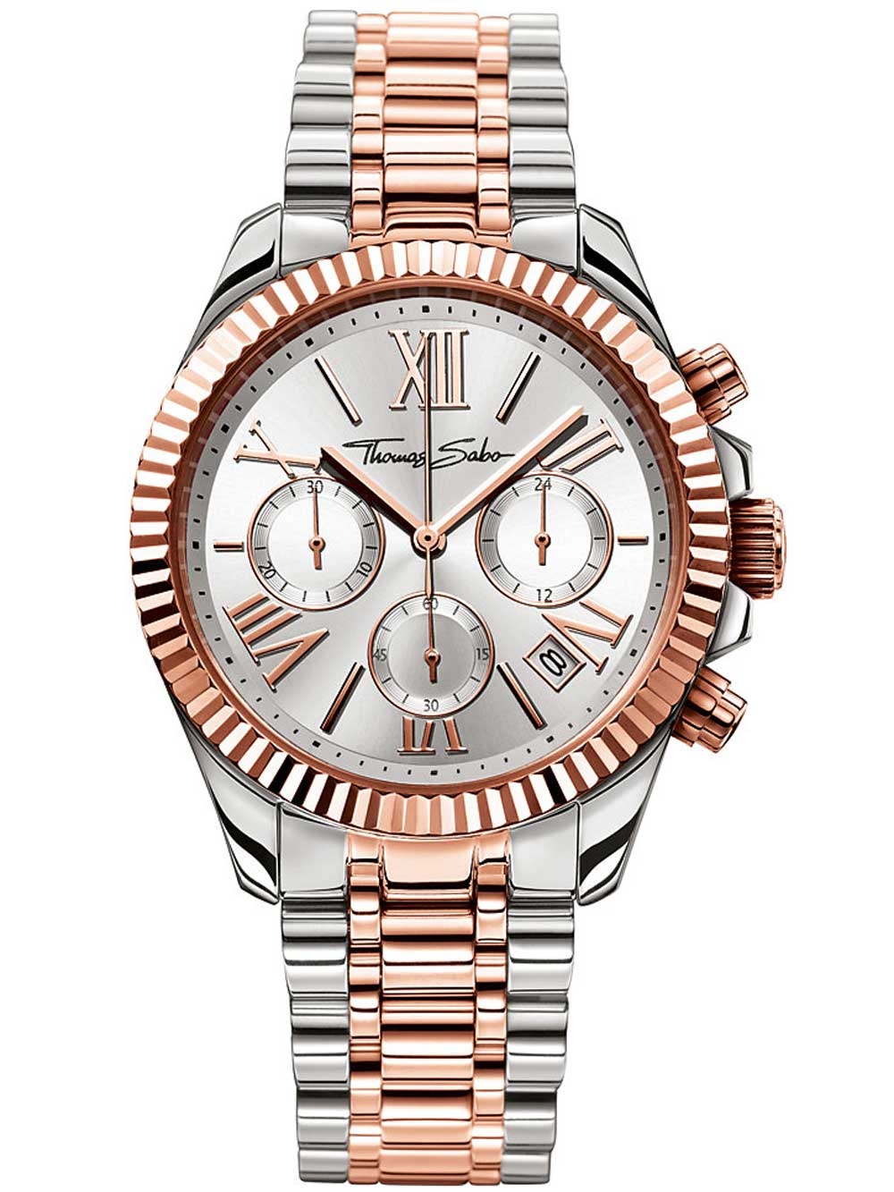 Thomas Sabo WA0221-272-201 Divine Chronograph Ladies Watch 38mm 10 ATM