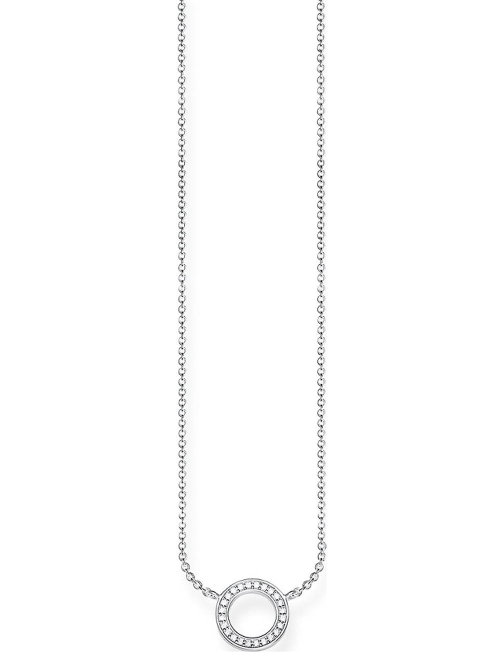 Thomas Sabo Necklace KE1650-051-14-L45v 45cm w. pend. circle small