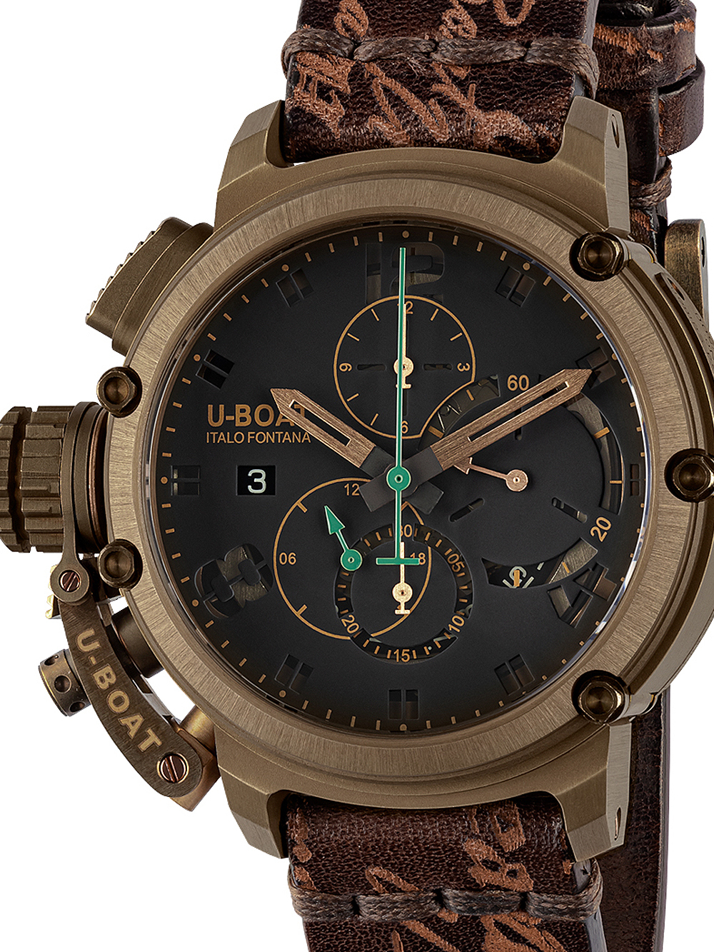 U-Boat 8526 Chimera Bronze Chronograph automatic 46mm 10ATM