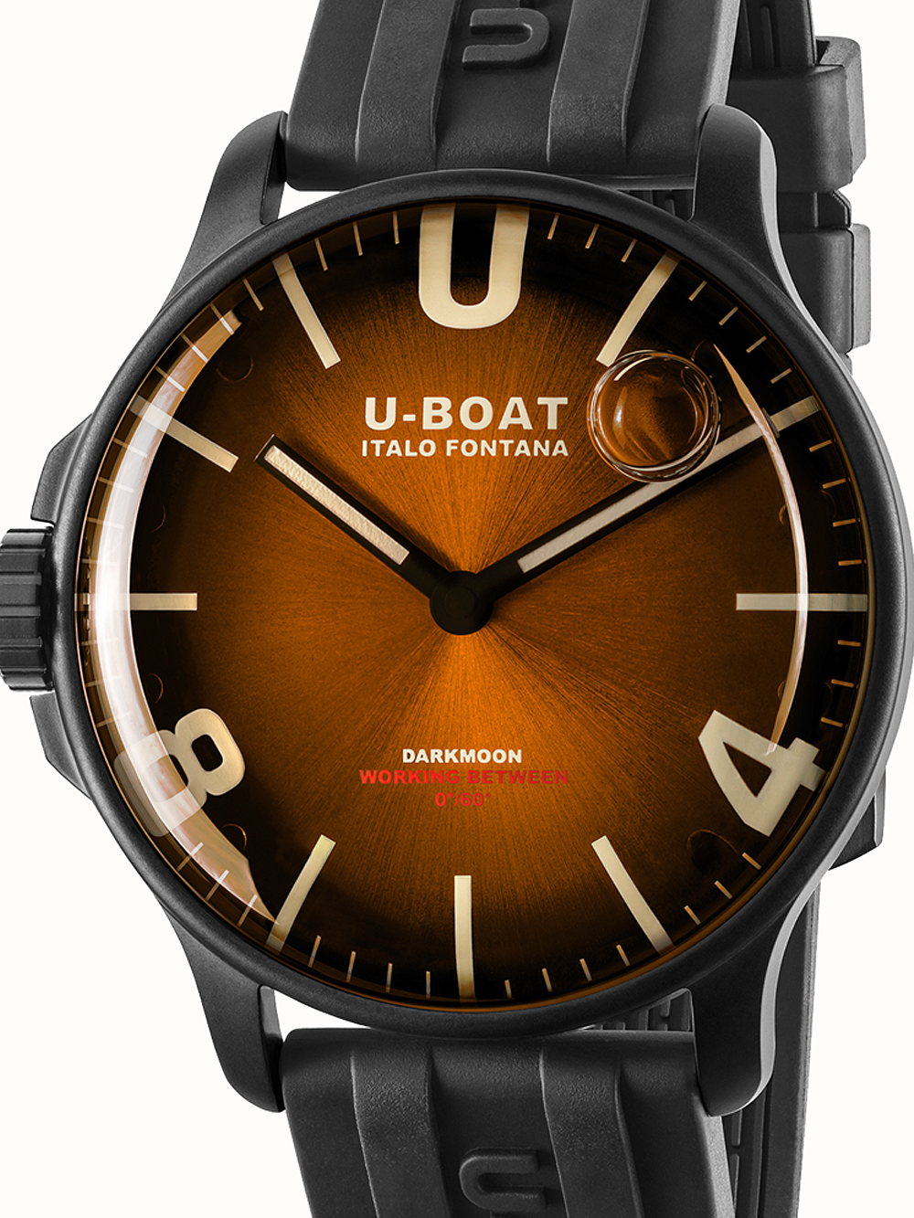 U-Boat 8699/B Darkmoon Brown IPB Soleil 44mm 5ATM