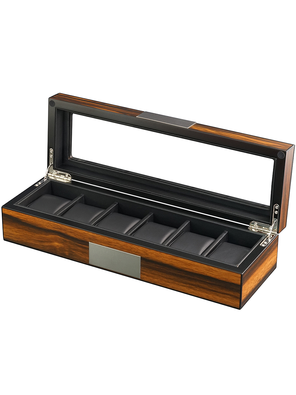 Rothenschild watch box RS-2377-6EB for 6 watches ebony