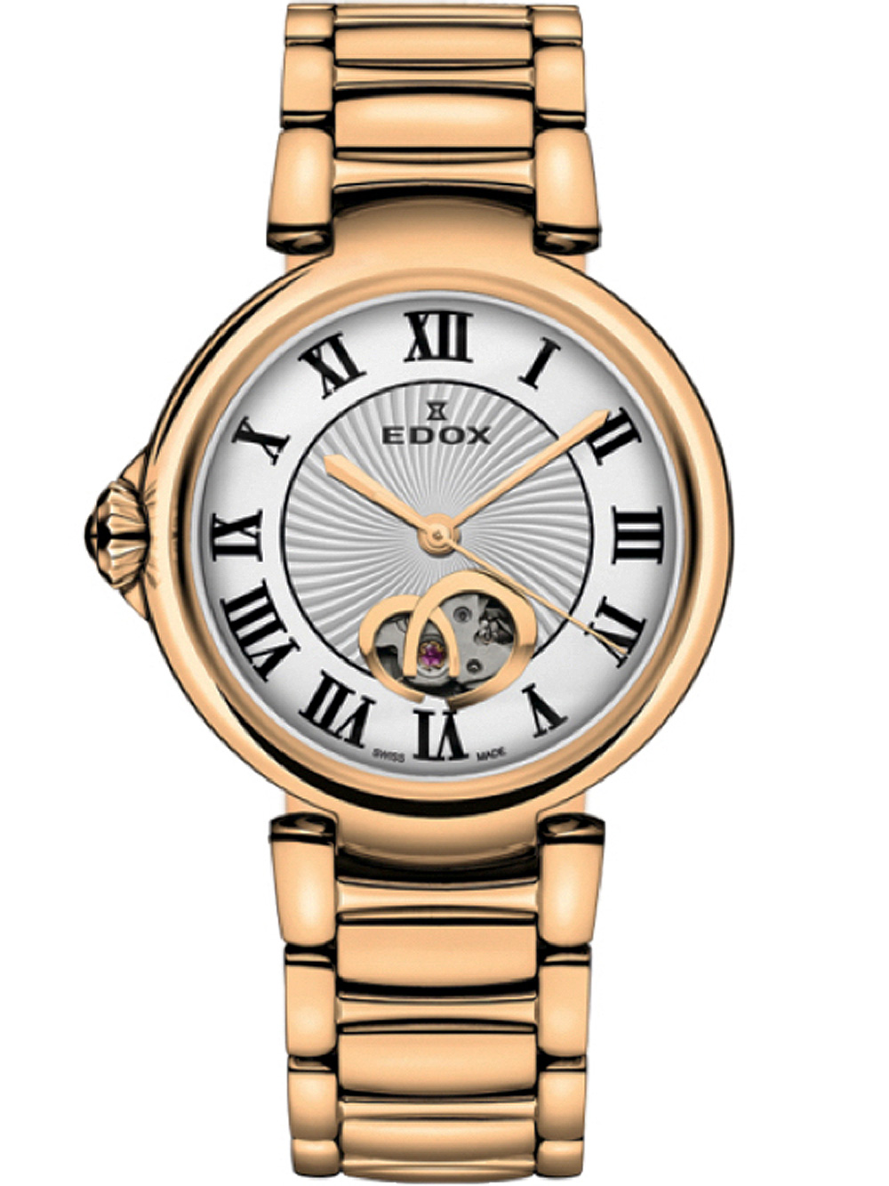 Edox 85025-37RM-ARR LaPassion Automatic Ladies Watch 33mm 5ATM