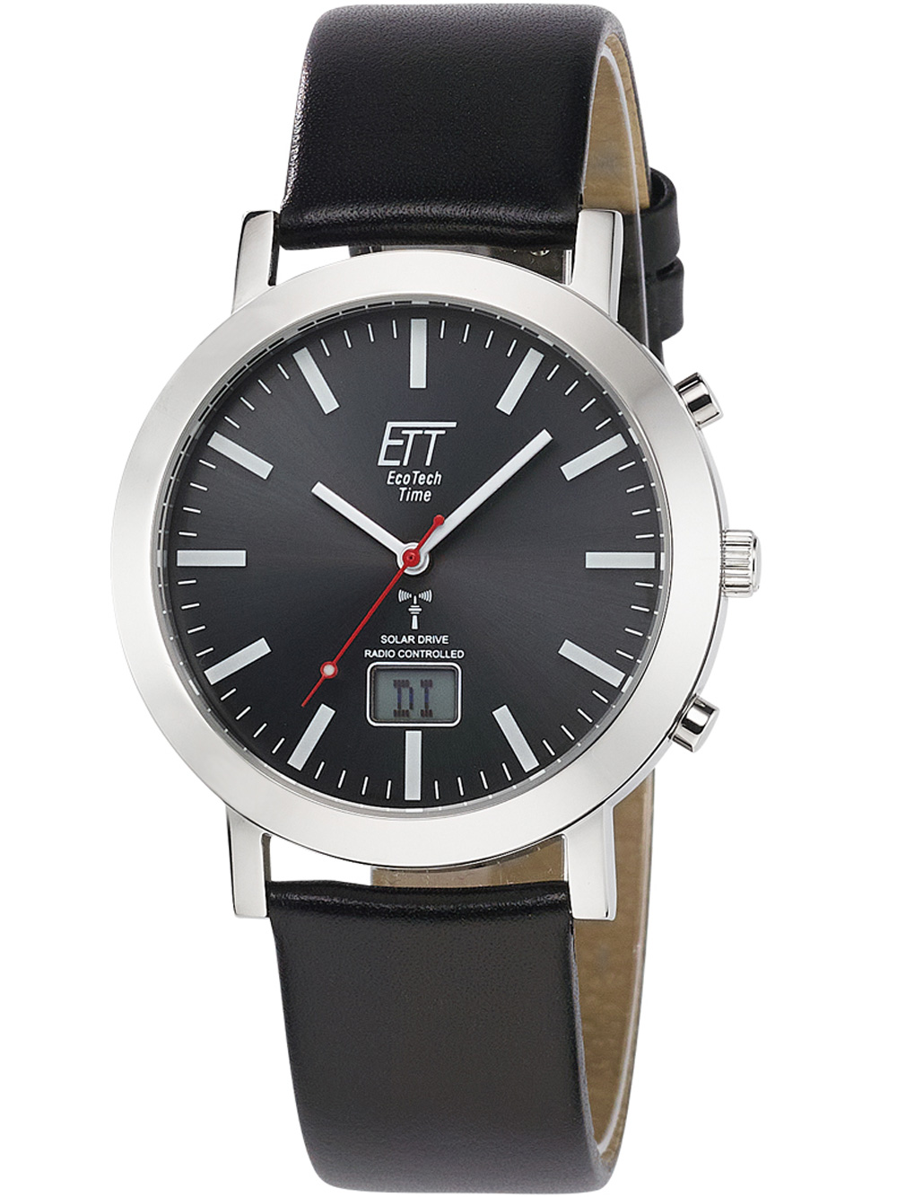 ETT EGS-11578-21L Mens Watch Solar Radio-Controlled 41mm 5ATM