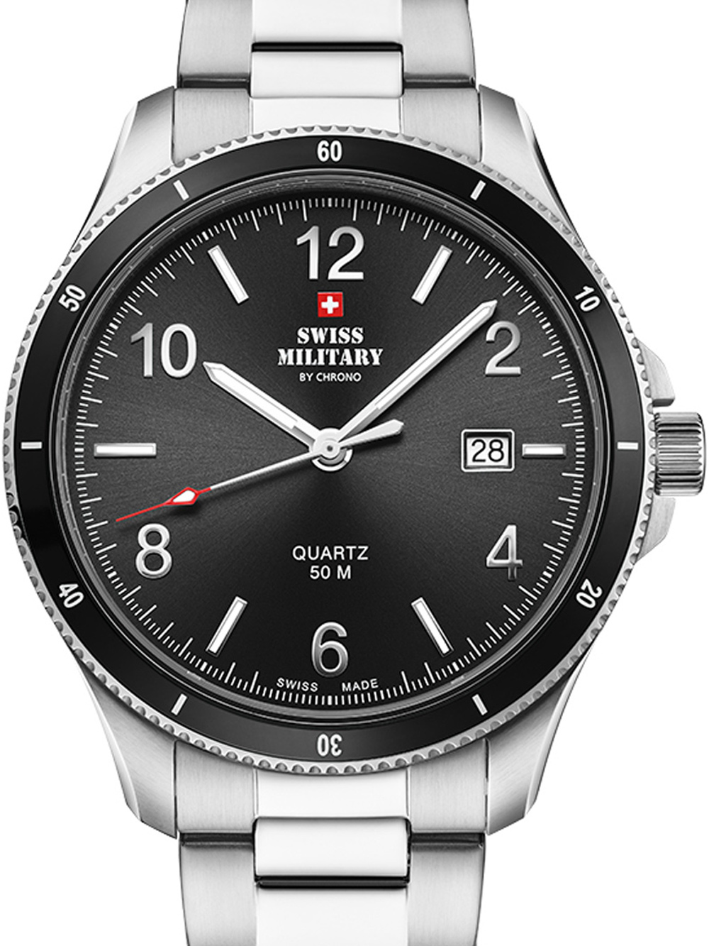 Swiss Military SM34096.01 Mens Watch 42mm 5ATM