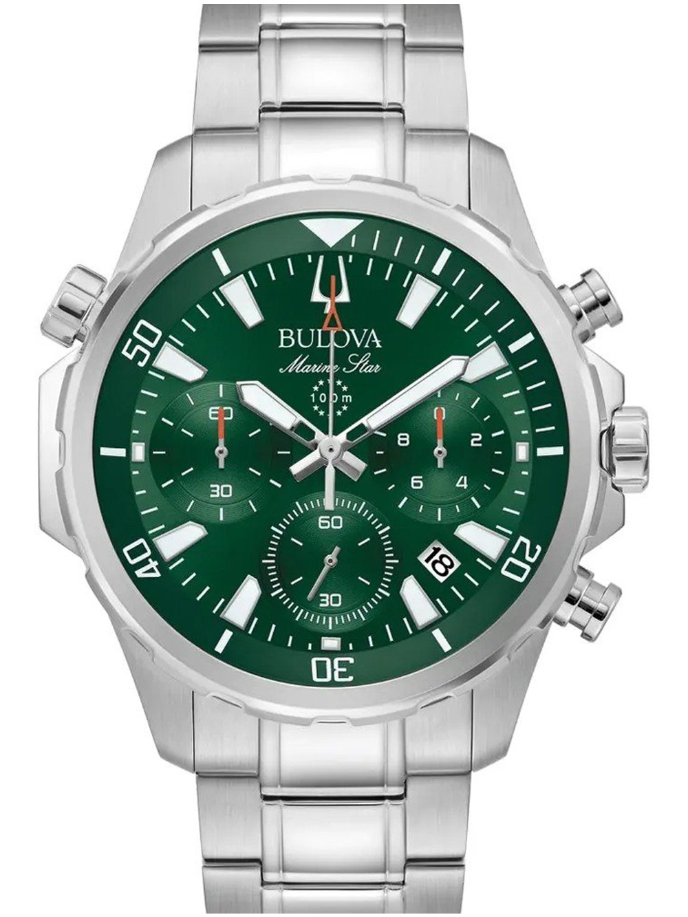 Bulova 96B396 Marine Star Mens Watch Chronograph 47mm 10ATM