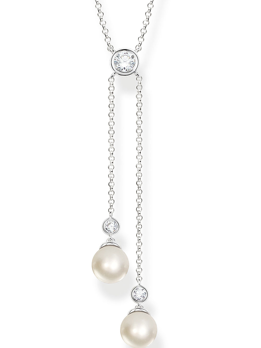 Thomas Sabo KE1905-167-14 Pearl Ladies Necklace, adjustable