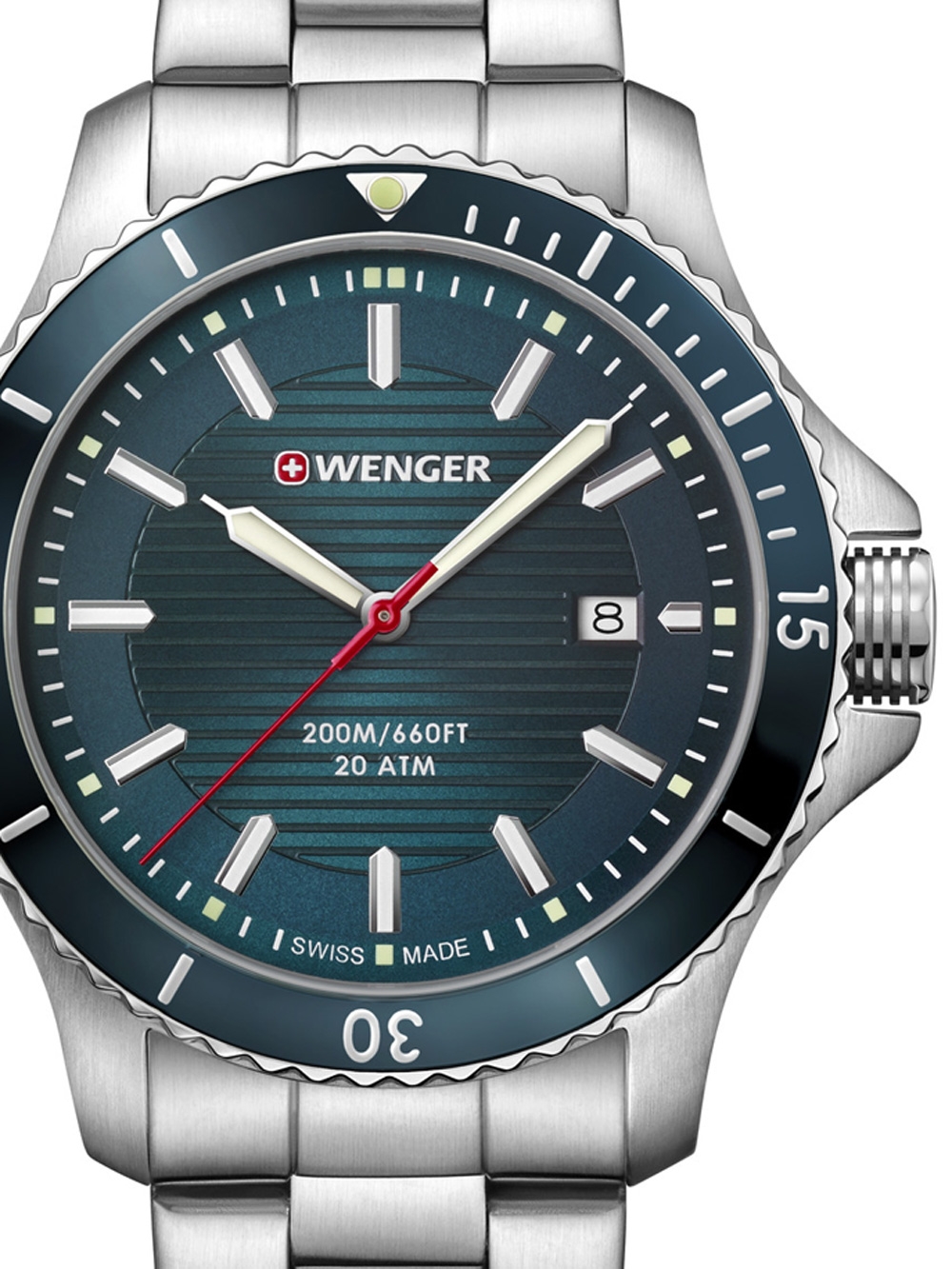 Wenger 01.0641.129 Seaforce Men's 43mm 20ATM