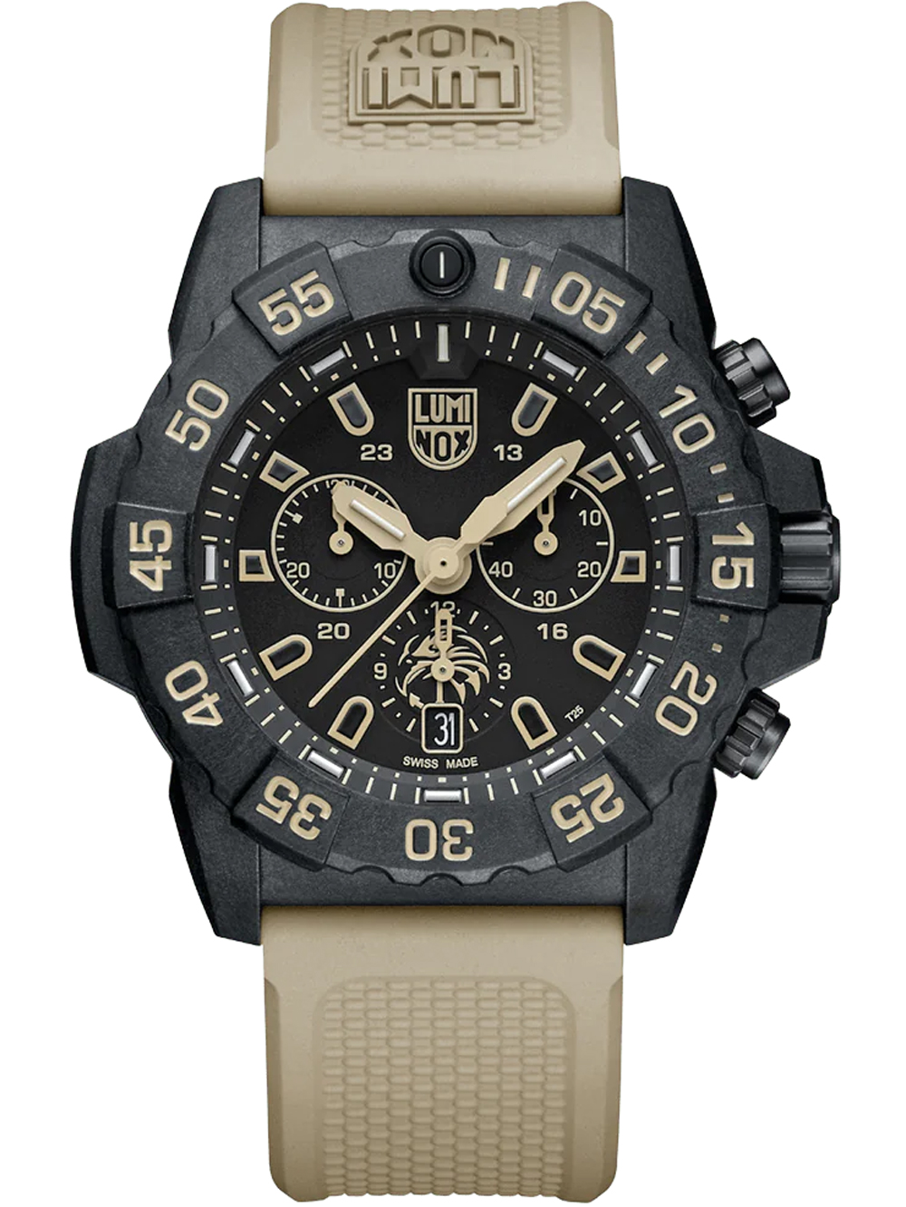 Luminox XS.3590.NSF.SET Mens Watch Navy Seal Foundation Chronograph Set 45mm 20ATM