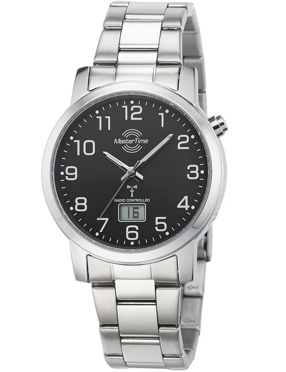 Master Time MTGA-10694-21M Herrenuhr Funk Quarz Basic 42mm 3ATM