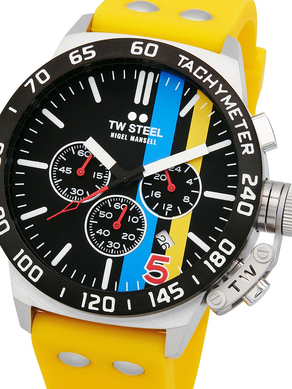 TW-Steel CS124 Nigel Mansell Chronograph Mens Watch 45mm 10ATM