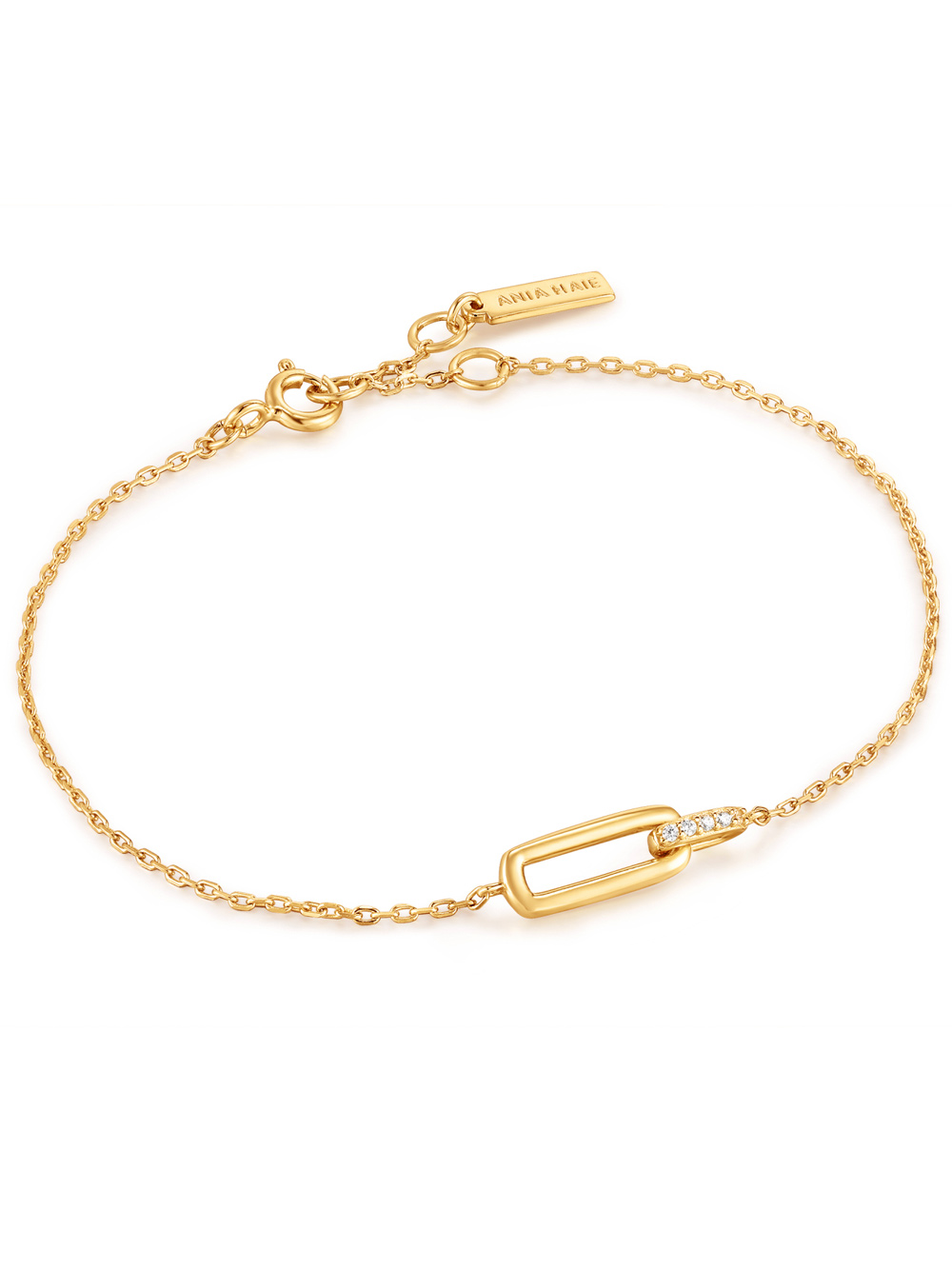 ANIA HAIE Bracelet Glam Interlock B037-01G Ladies