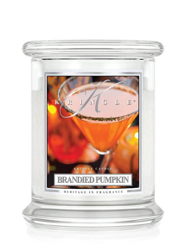 Kringle Candle BRANDIED PUMPKIN średnia świeca zapachowa z 2 knotami (411 g)