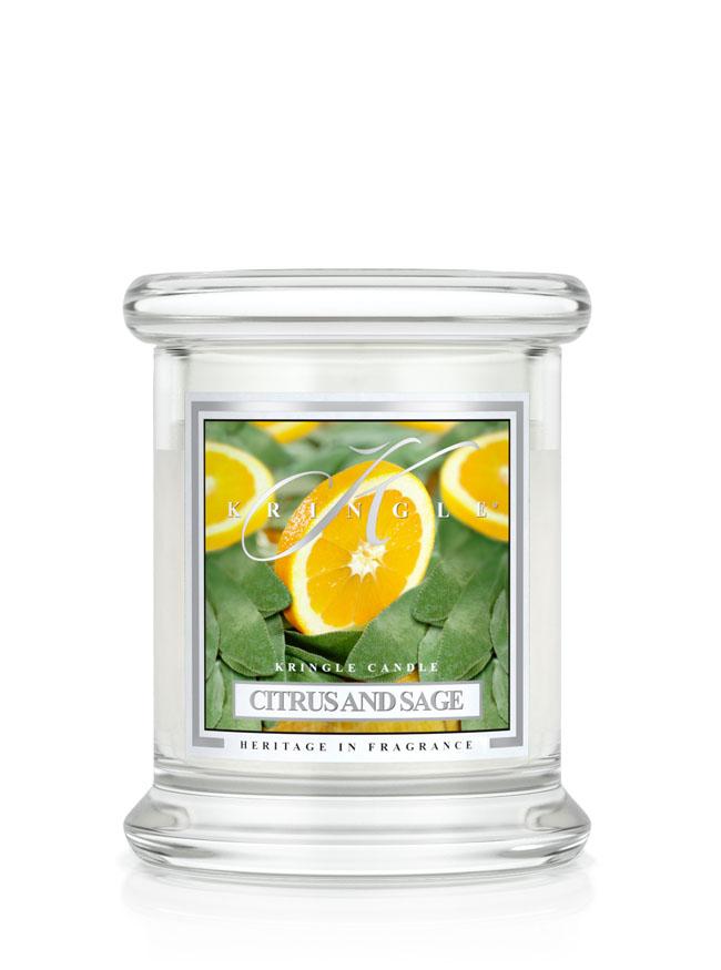 Kringle Candle CITRUS & SAGE świeca zapachowa mini 1-knot (127 g)