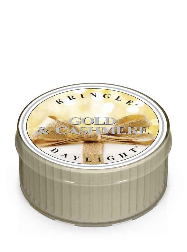 Świeca zapachowa Kringle Candle Gold & Cashmere (35 g)