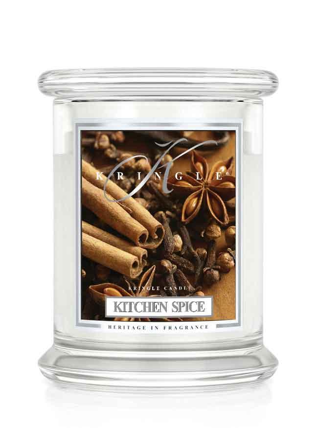 Kringle Candle Kitchen Spice świeca zapachowa średnia 2 knoty (411 g)