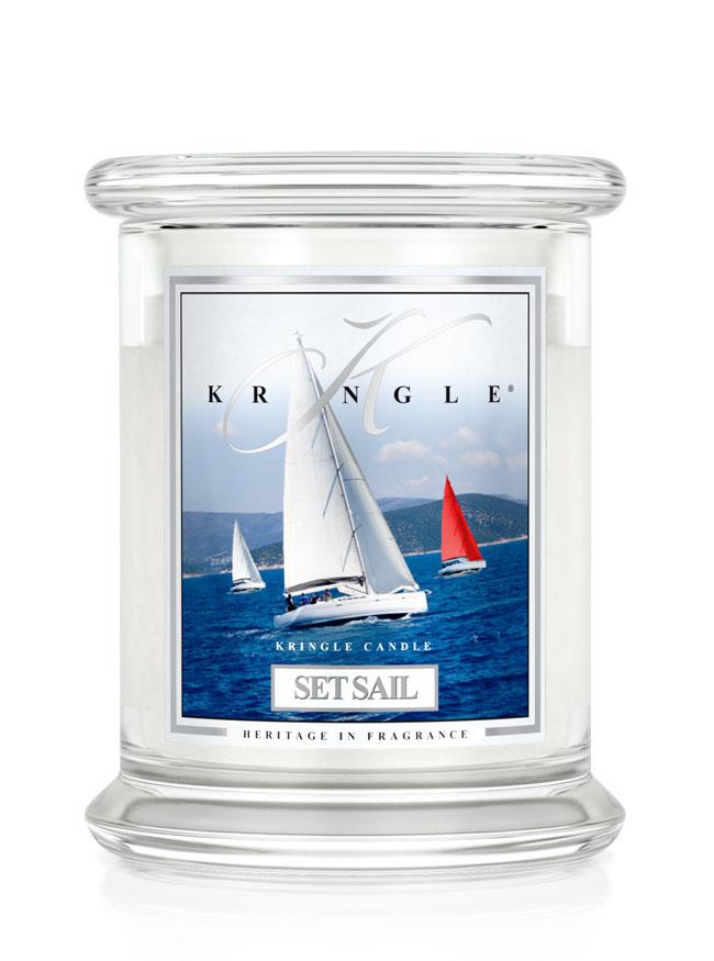 Kringle Candle Set Sail świeca zapachowa średnia z 2 knotami (411 g)