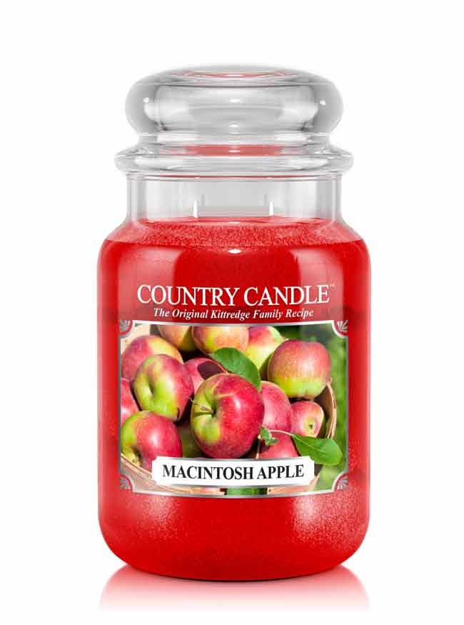 Country Candle Macintosh Świeca zapachowa Apple duża 2 knoty (652 g)