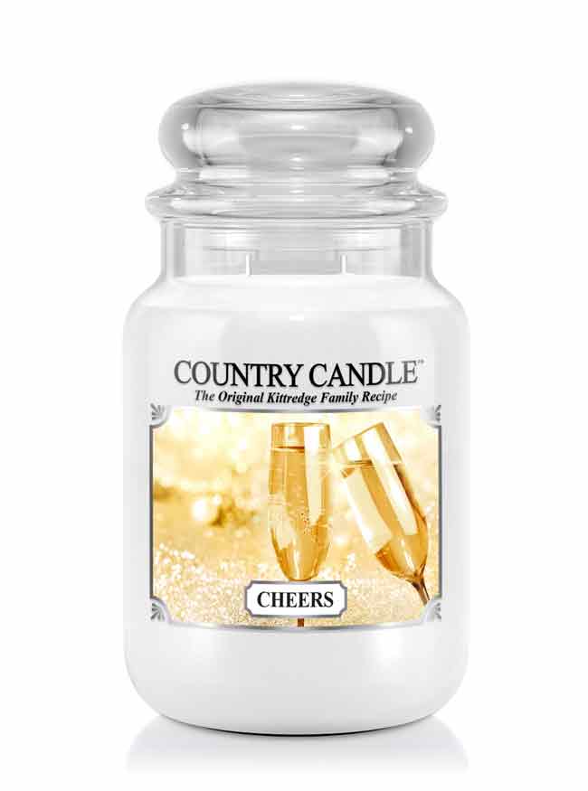 Country Candle Cheers duża świeca zapachowa z 2 knotami (652 g)