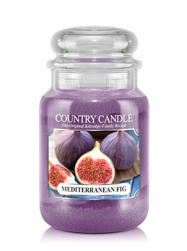 Country Candle Mediterranean Fig duża świeca zapachowa z 2 knotami (652 g)