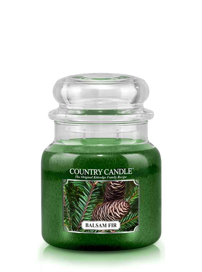 Country Candle Balsam Fir średnia świeca zapachowa z 2 knotami (453 g)