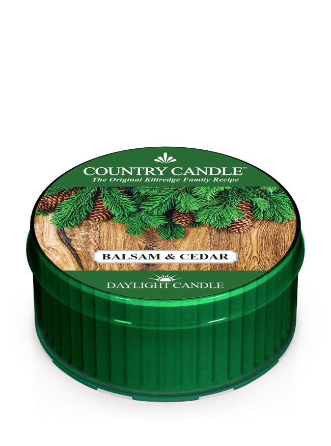 Świeca zapachowa Country Candle Balsam & Cedar (35 g)