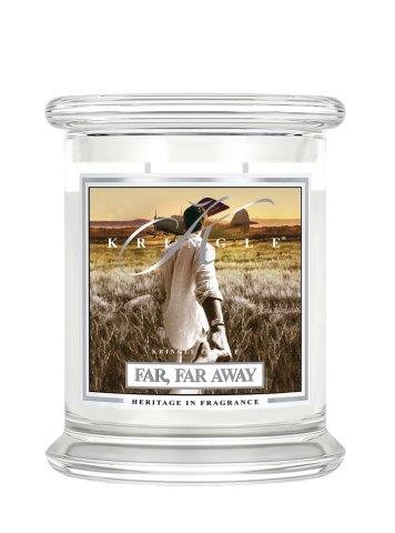 Kringle Candle Far, Far Away średnia świeca zapachowa z 2 knotami (411 g)