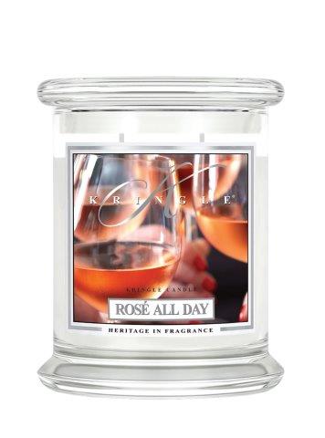 Kringle Candle Rose All Day świeca zapachowa średnia z 2 knotami (411 g)