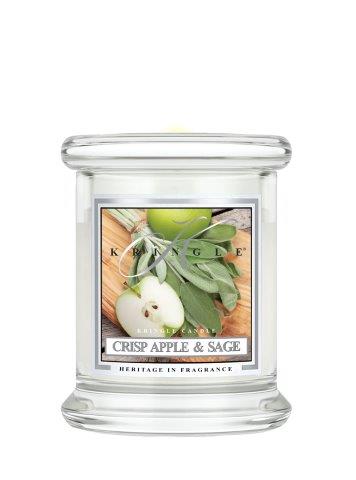 Kringle Candle Crisp Apple & Sage świeca zapachowa mini 1-knot (127 g)