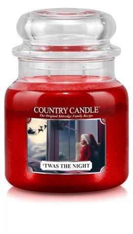 Country Candle 'Twas the Night świeca zapachowa średnia z 2 knotami (453 g)