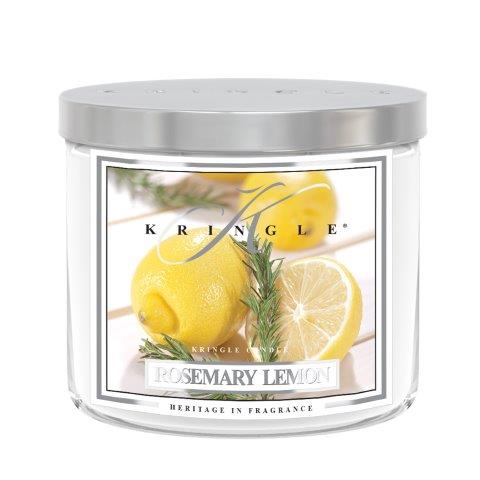 Kringle Candle TUMBLER Rosemary Cytryna świeca zapachowa średnia z 2 knotami (411 g)