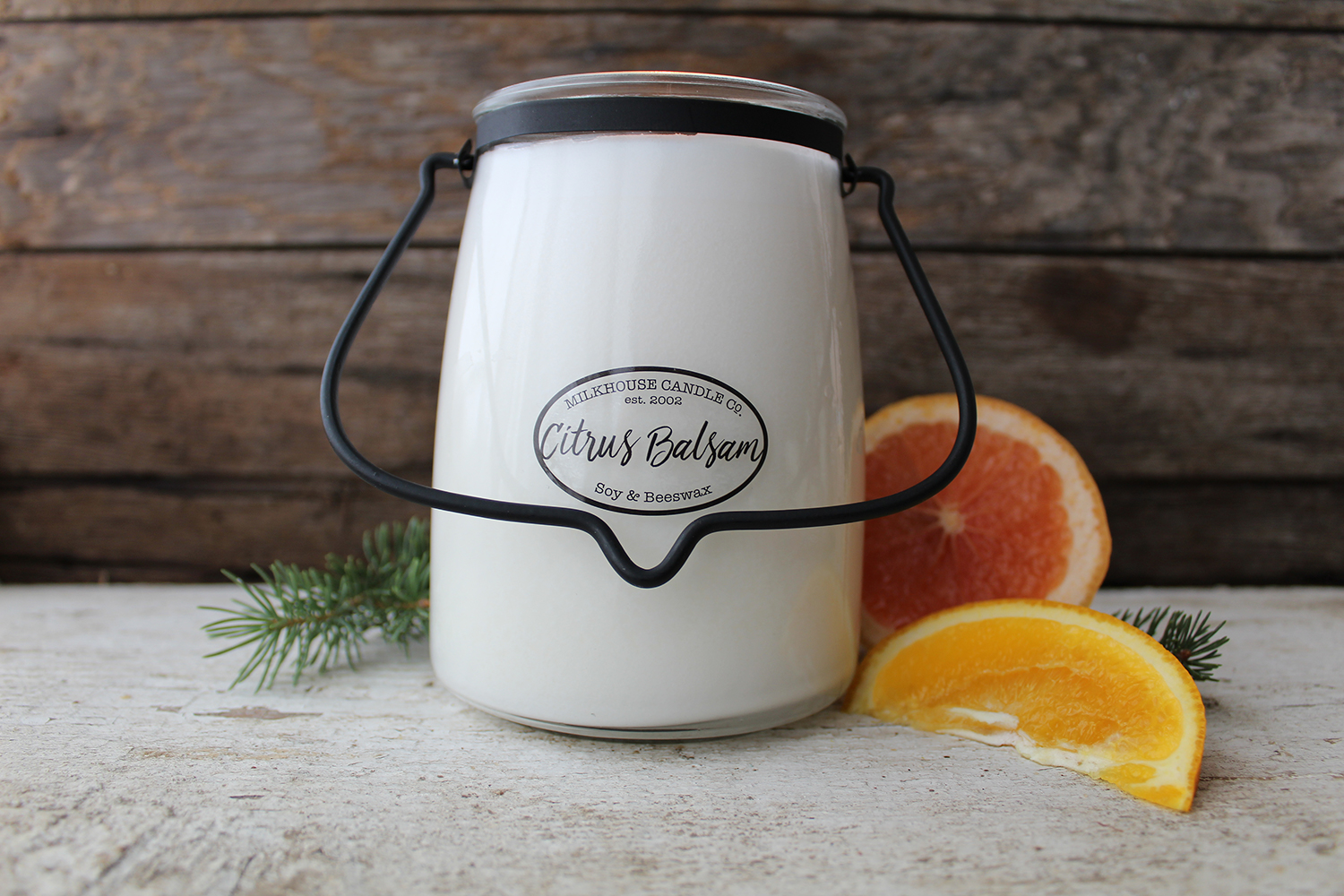 MILKHOUSE CANDLE Świeca zapachowa Citrus Balsam BUTTER JAR (624 g)