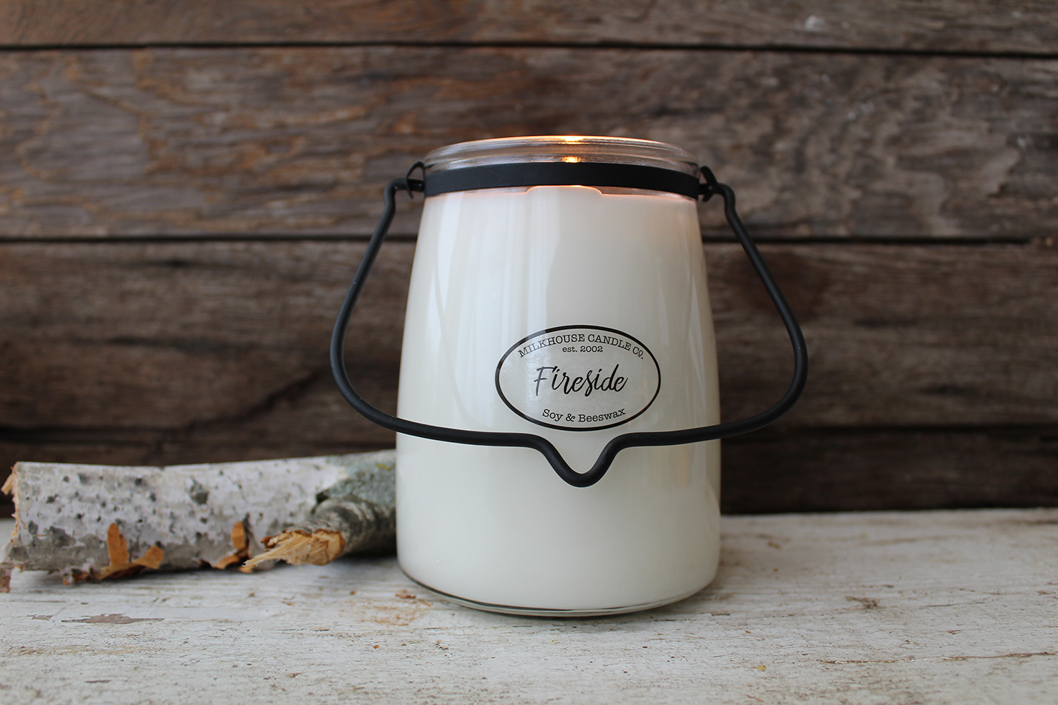 MILKHOUSE CANDLE Świeca zapachowa Fireside BUTTER JAR (624 g)