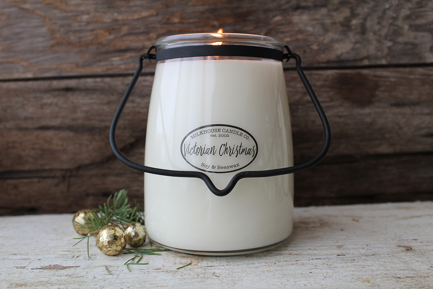 MILKHOUSE CANDLE Wiktoriańska świąteczna świeca zapachowa BUTTER JAR (624 g)