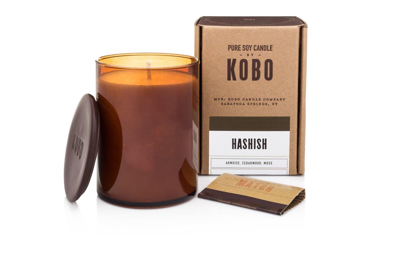 KOBO Woodblock Candle Świeca zapachowa haszyszowa (15oz / 425g)