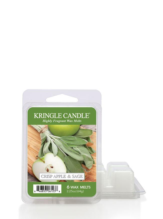 Wosk zapachowy Kringle Candle Crisp Apple & Sage (64 g)