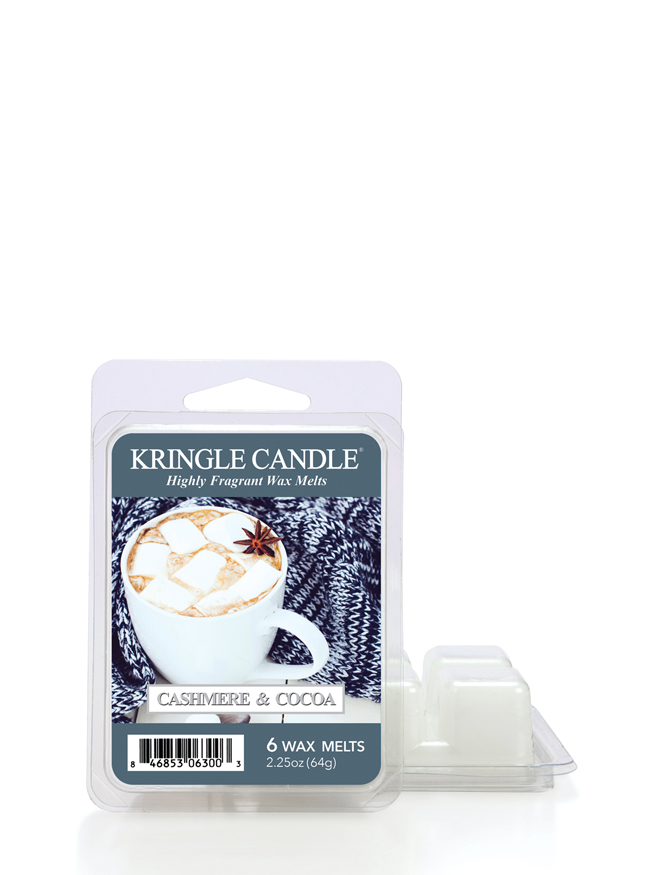 Wosk zapachowy Kringle Candle Cashmere & Cocoa (64 g)