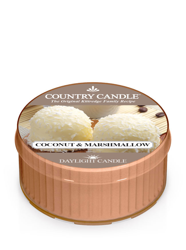 Świeca zapachowa Country Candle Coconut & Marshmallow (42 g)