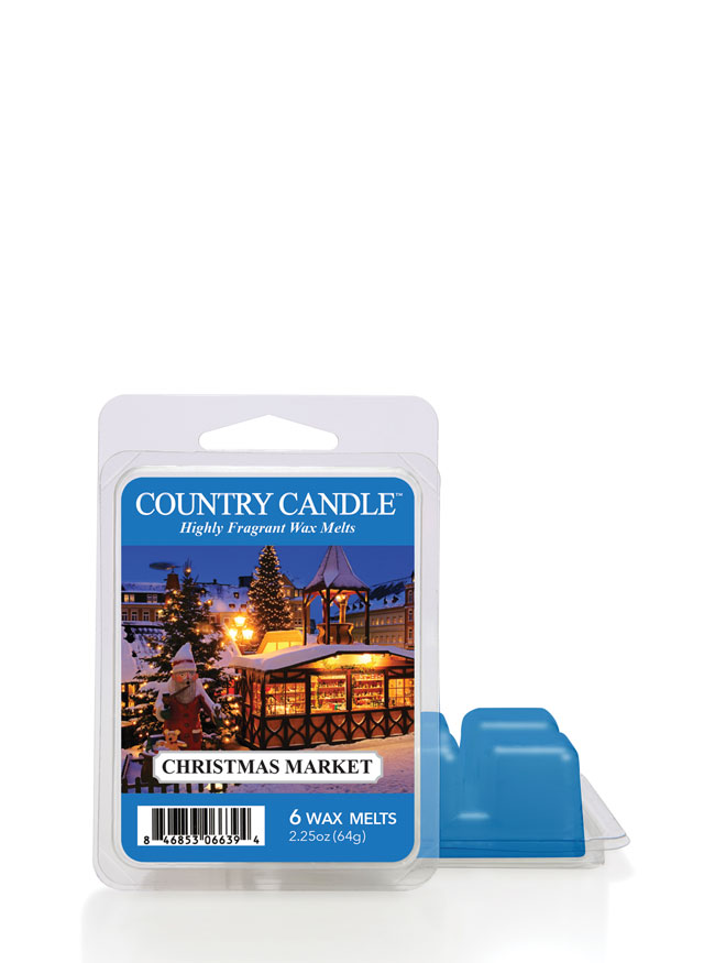 Wosk zapachowy Country Candle Christmas Market (64 g)