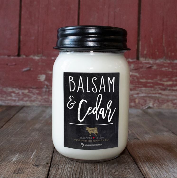 MILKHOUSE CANDLE Balsam Świeca zapachowa Cedr Farmhouse Jar (368 g)