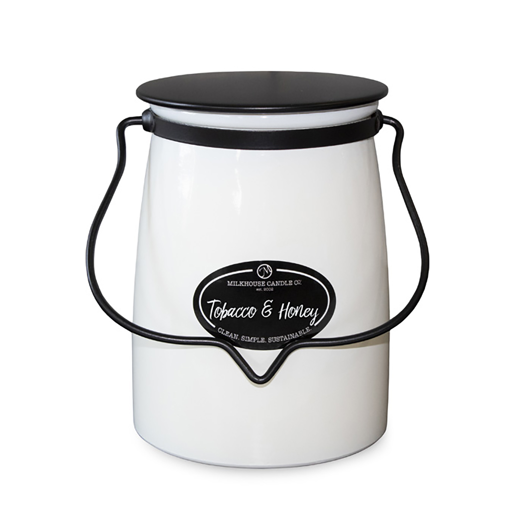 MILKHOUSE CANDLE Świeca zapachowa Tobacco & Honey BUTTER JAR (624 g)