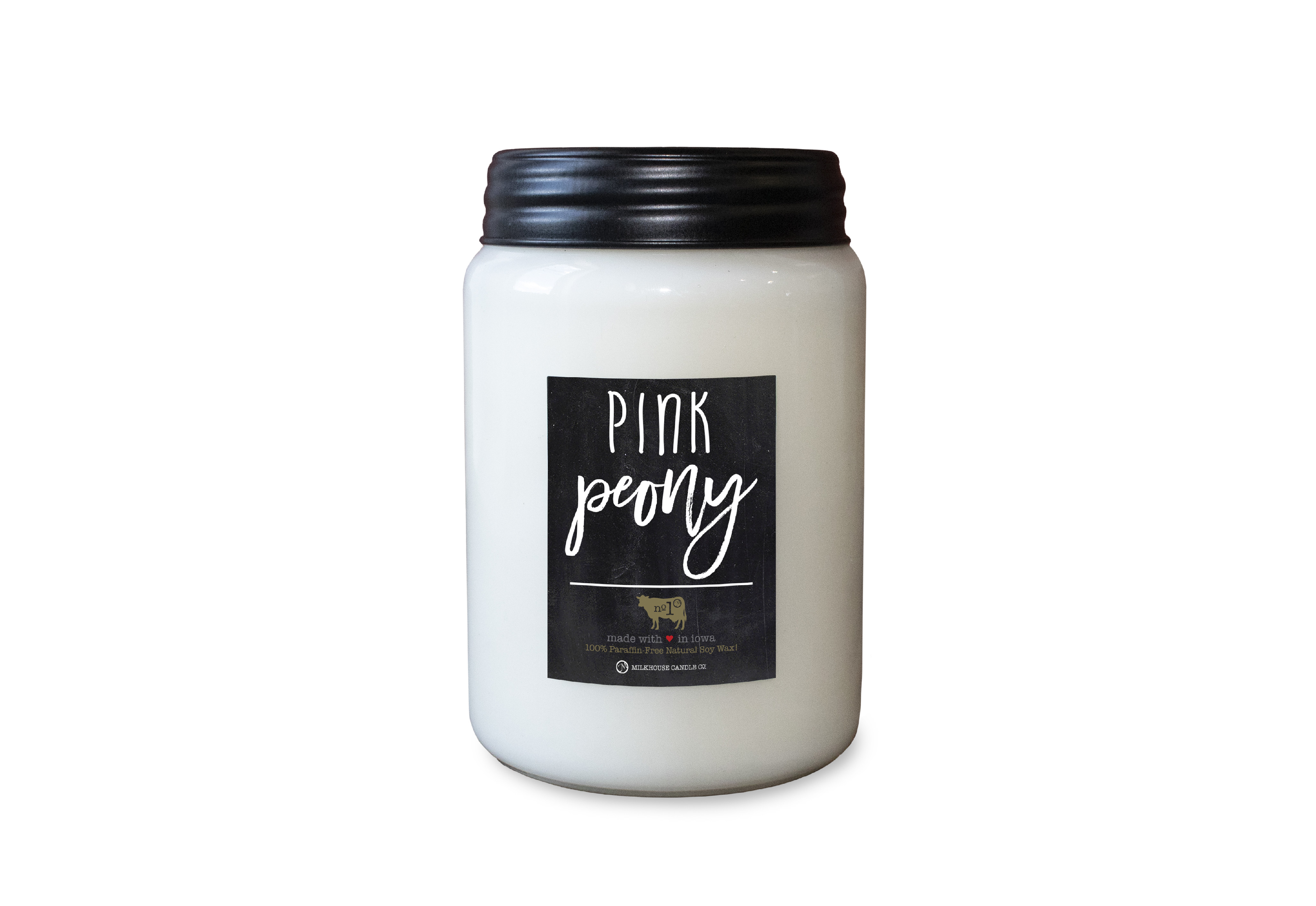 MILKHOUSE CANDLE Świeca zapachowa Pink Peony Farmhouse Jar (737 g)