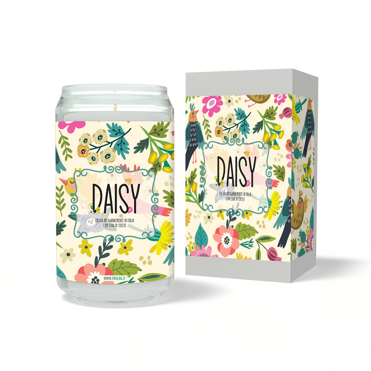 Świeca zapachowa Fralab DAISY Luce 390g