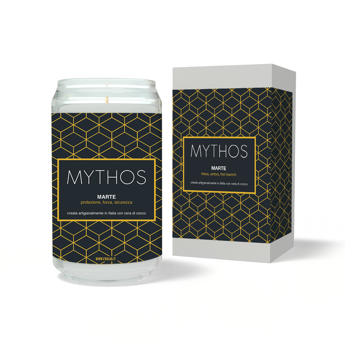 Fralab MYTHOS Marte świeca zapachowa 390g