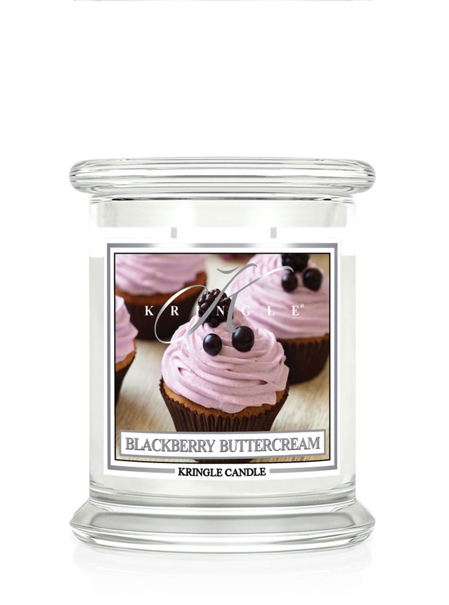 Kringle Candle Blackberry Buttercream świeca zapachowa średnia z 2 knotami (411 g)